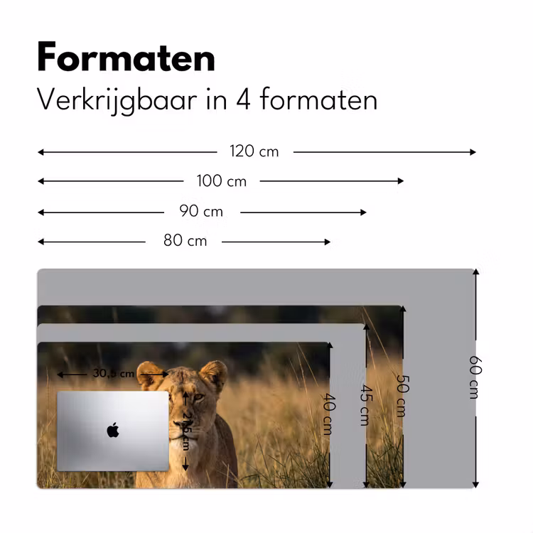 Bureau onderlegger - Leeuwin - Gras - Geel — 8