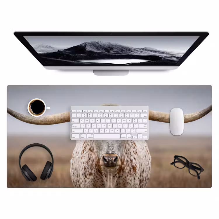 Bureau onderlegger - Longhorn - Grasveld - Dier — 4