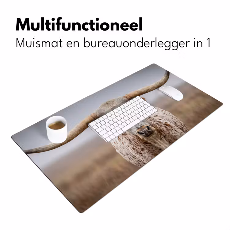 Bureau onderlegger - Longhorn - Grasveld - Dier — 7