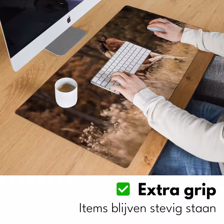 Bureau onderlegger - Paard - Bruin - Gras — 6