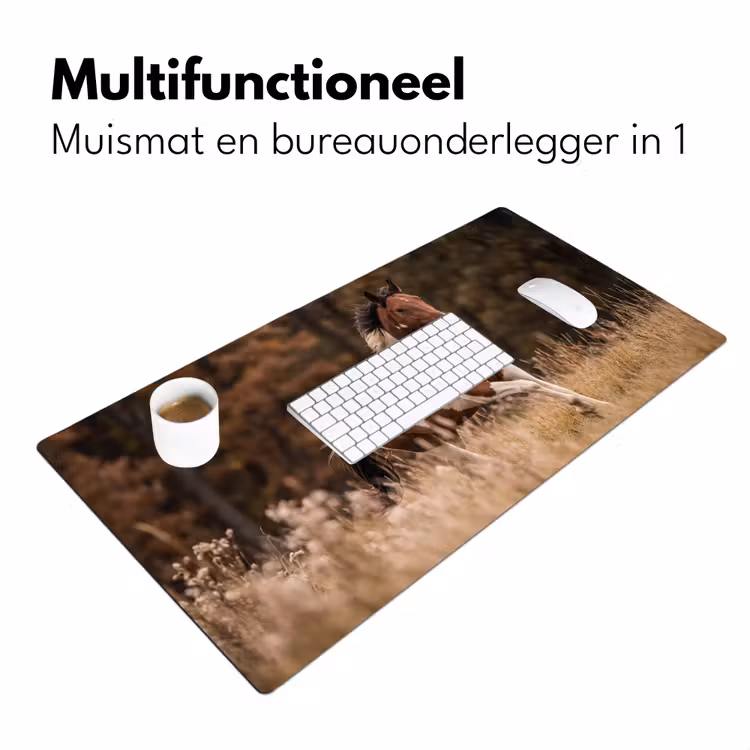 Bureau onderlegger - Paard - Bruin - Gras — 7