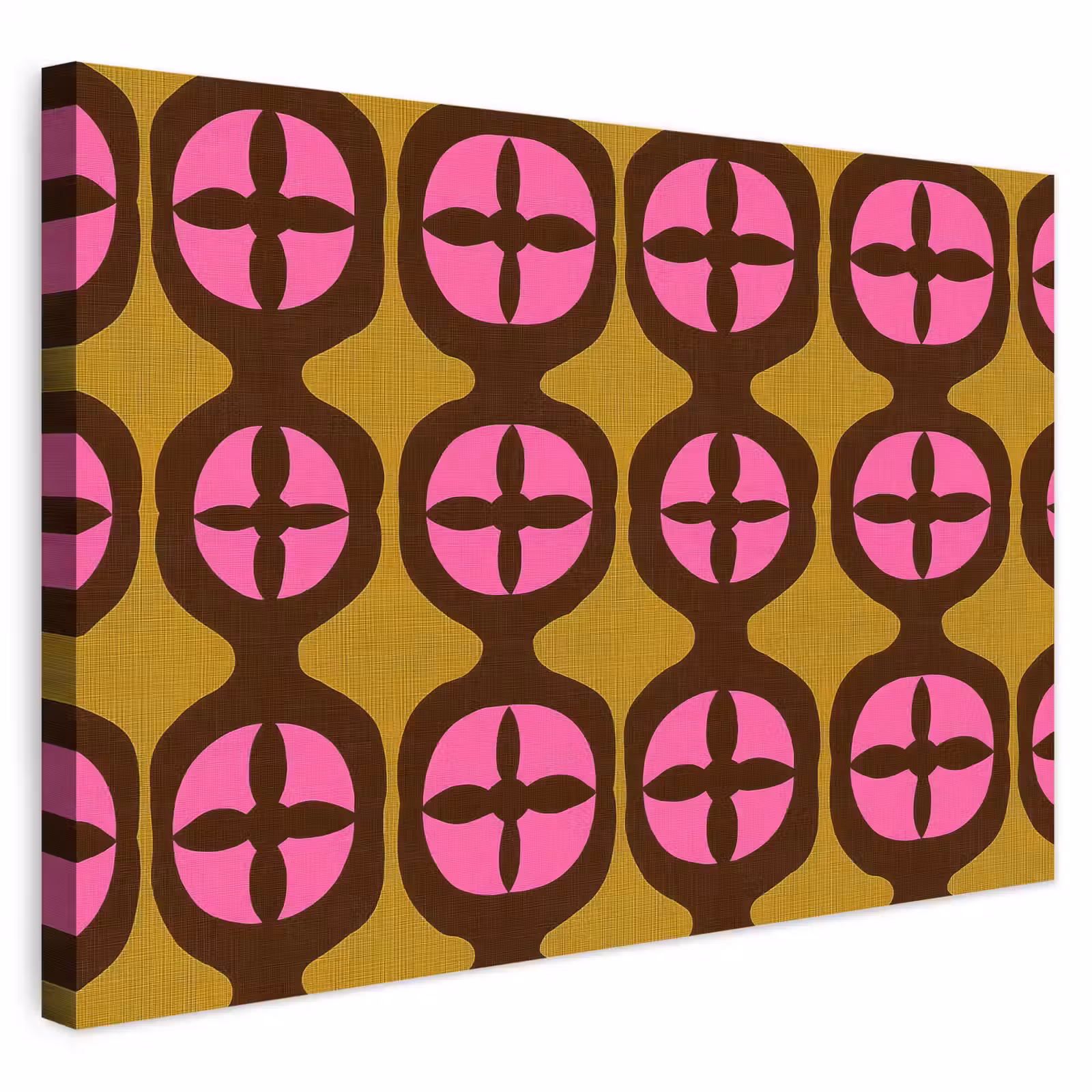 Buiten canvas - Modern - Patroon - Roze — 1