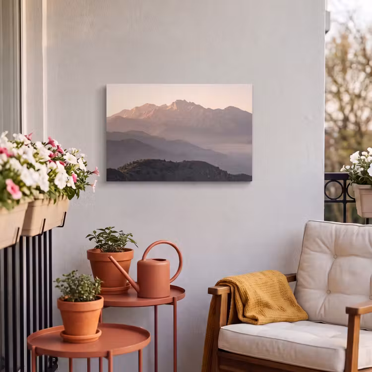 Buiten canvas - Panorama - Landschap - Bergen — 4