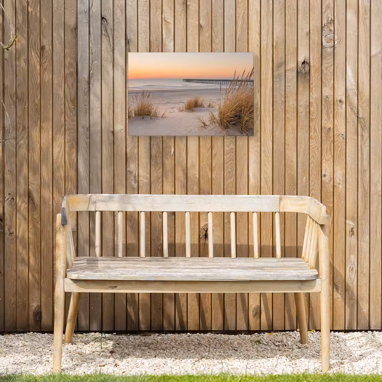Buiten canvas - Pier - Zonsondergang - Strand — 3