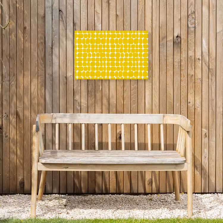 Buiten canvas - Stippen - Modern - Geel — 3