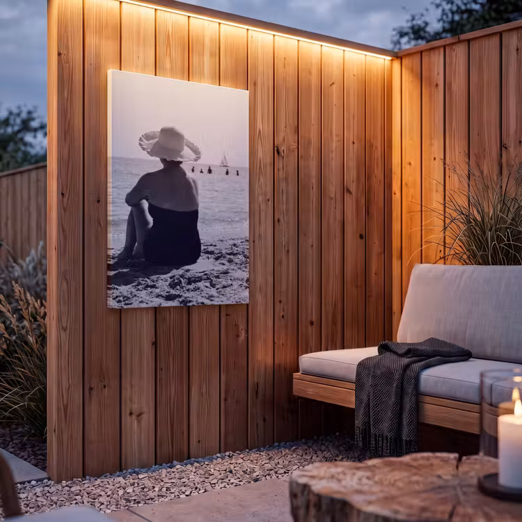 Buiten canvas - Vrouwen - Zonnehoed - Strand - Zwart - Wit — 4