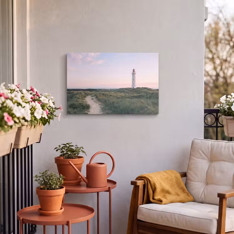 Buiten canvas - Vuurtoren - Duinlandschap - Zee — 4
