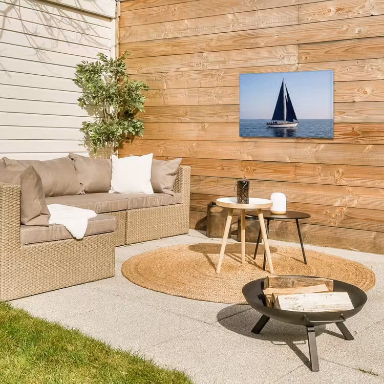 Buiten canvas - Zeilboot - Zee - Blauw — 5