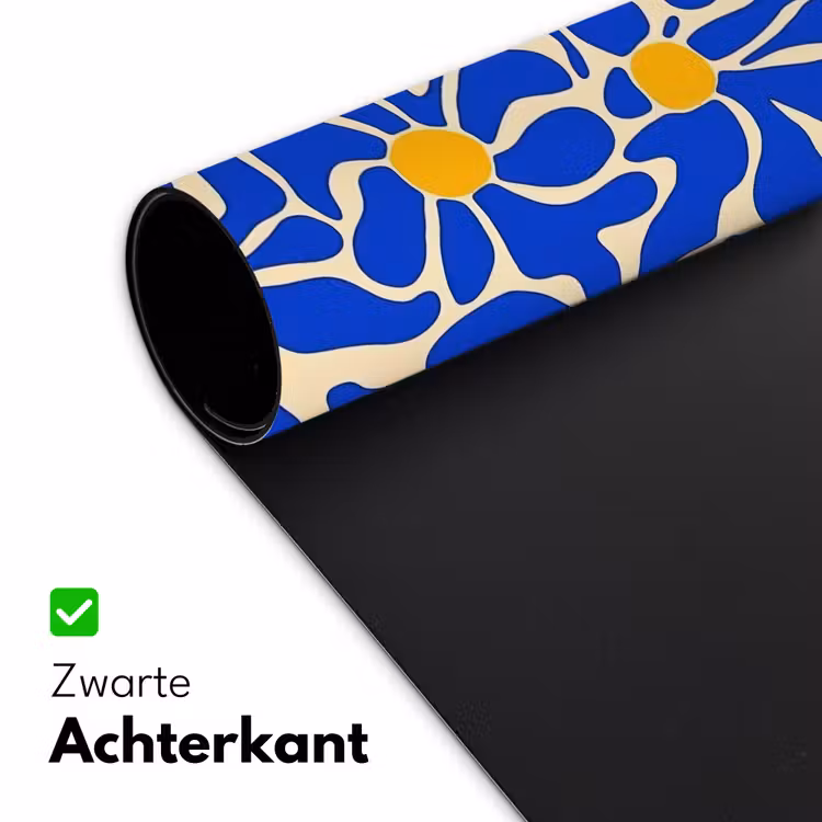 Bureau onderlegger - Abstract - Bloem - Blauw — 5