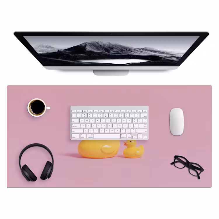 Bureau onderlegger - Eendjes - Vrolijk - Roze — 4