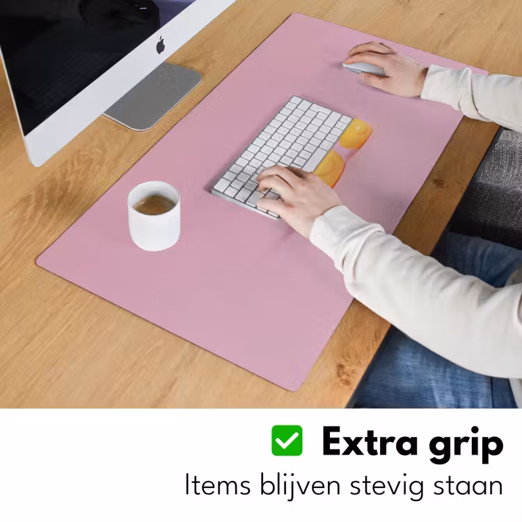 Bureau onderlegger - Eendjes - Vrolijk - Roze — 6