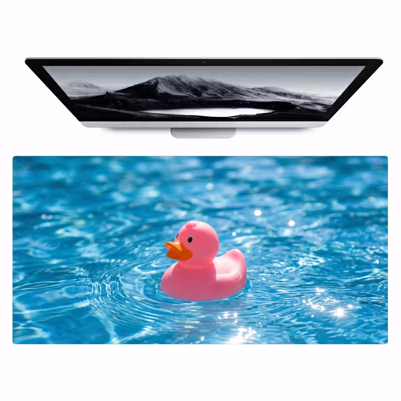 Bureau onderlegger - Badeend - Dobberend - Roze — 1