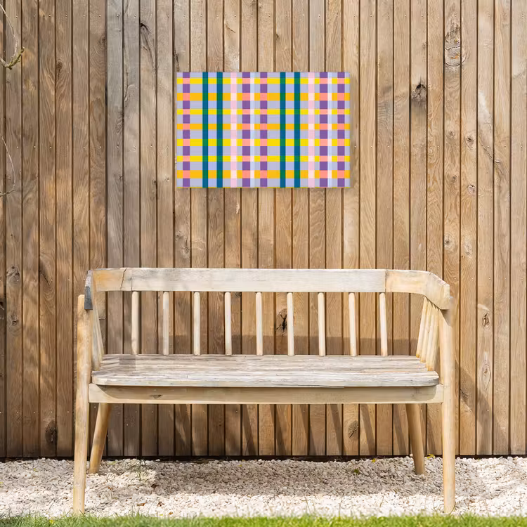 Buiten canvas - Ruit - Patroon - Kleurrijk — 3
