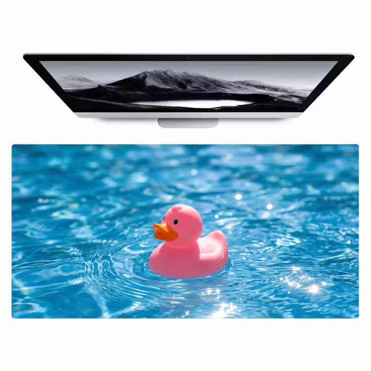 Bureau onderlegger - Badeend - Dobberend - Roze — 1