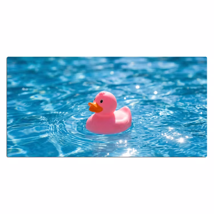 Bureau onderlegger - Badeend - Dobberend - Roze — 2