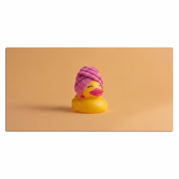 Bureau onderlegger - Badeend - Handdoek - Kleurrijk — 2