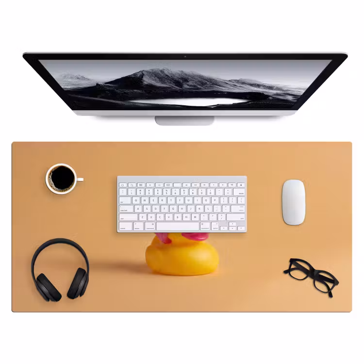 Bureau onderlegger - Badeend - Handdoek - Kleurrijk — 4