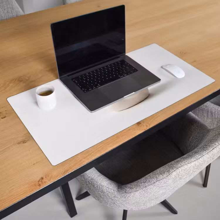 Bureau onderlegger - Badeend - Minimalistisch - Wit — 3