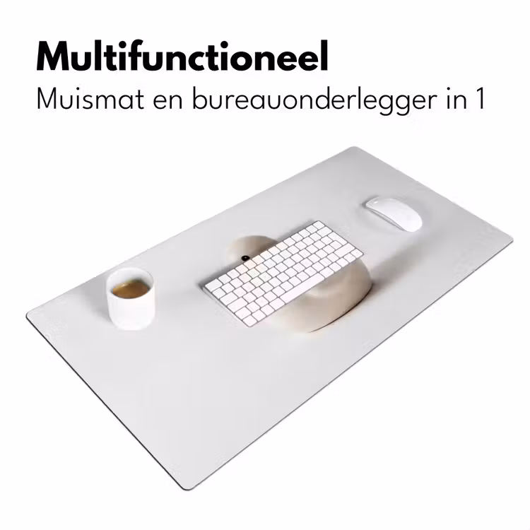 Bureau onderlegger - Badeend - Minimalistisch - Wit — 7