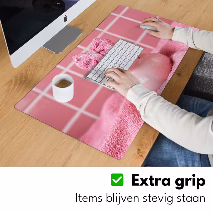 Bureau onderlegger - Badeend -Strik - Roze — 6