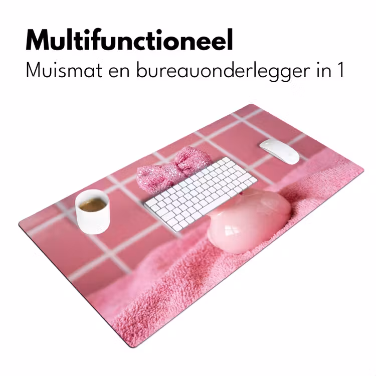 Bureau onderlegger - Badeend -Strik - Roze — 7
