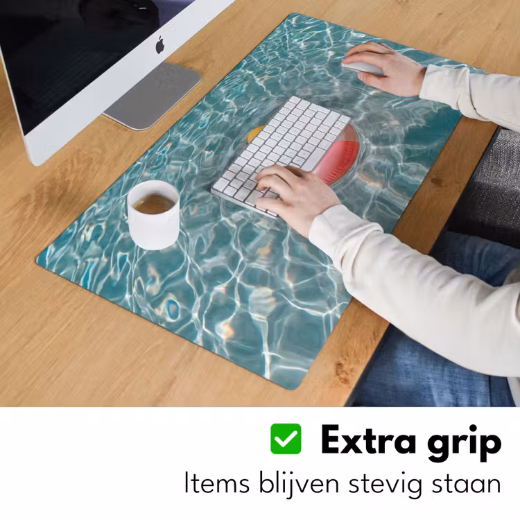 Bureau onderlegger - Badeend - Zwemband - Geel — 6