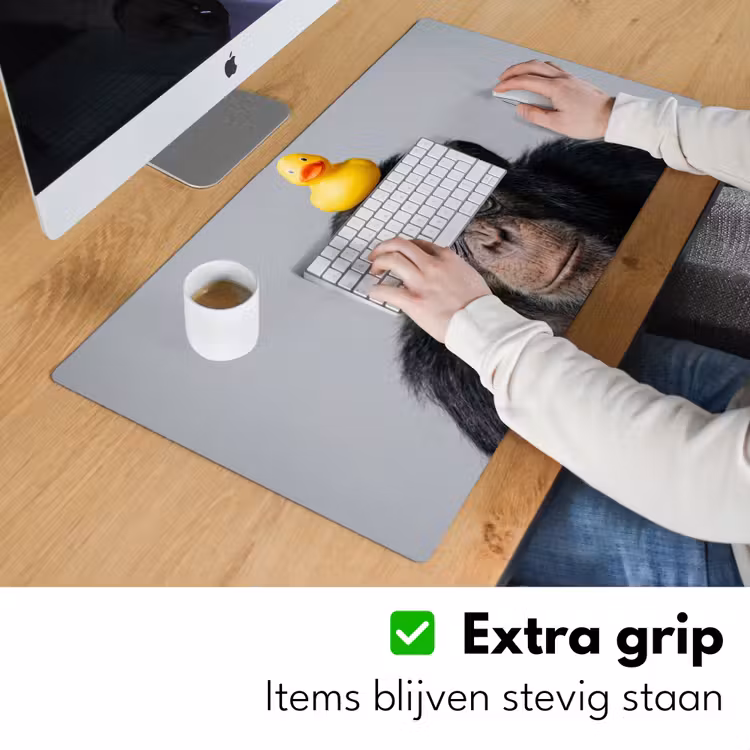 Bureau onderlegger - Chimpansee - Badeend - Grijs — 6