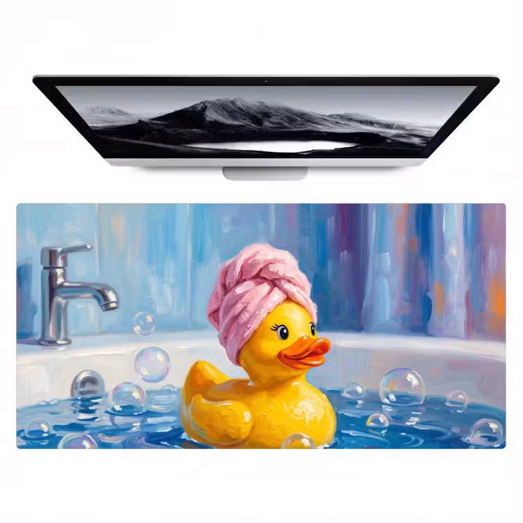 Bureau onderlegger - Creatief - Badeend - Kleurrijk — 1