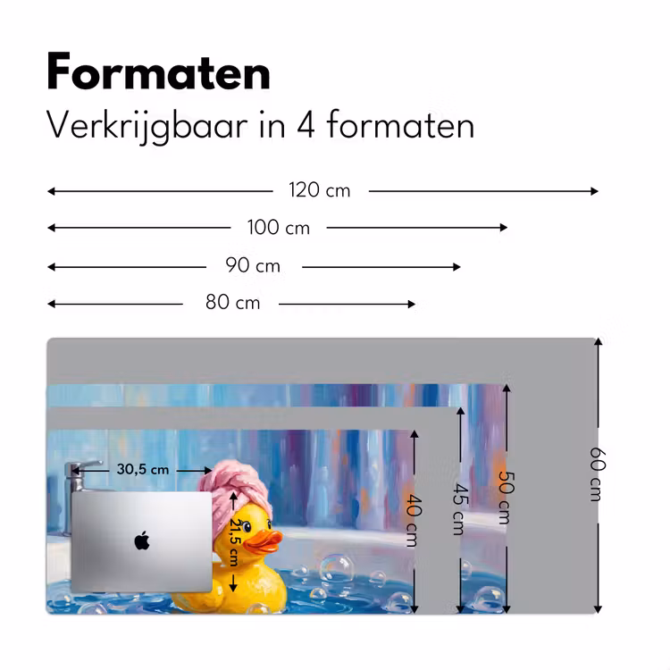 Bureau onderlegger - Creatief - Badeend - Kleurrijk — 8