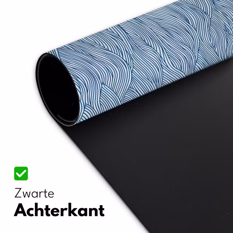 Bureau onderlegger - Golven - Ritmisch - Blauw — 5
