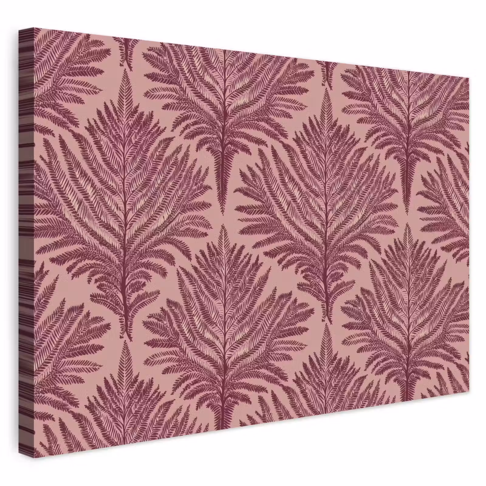 Buiten canvas - Varen - Patroon - Paars — 1
