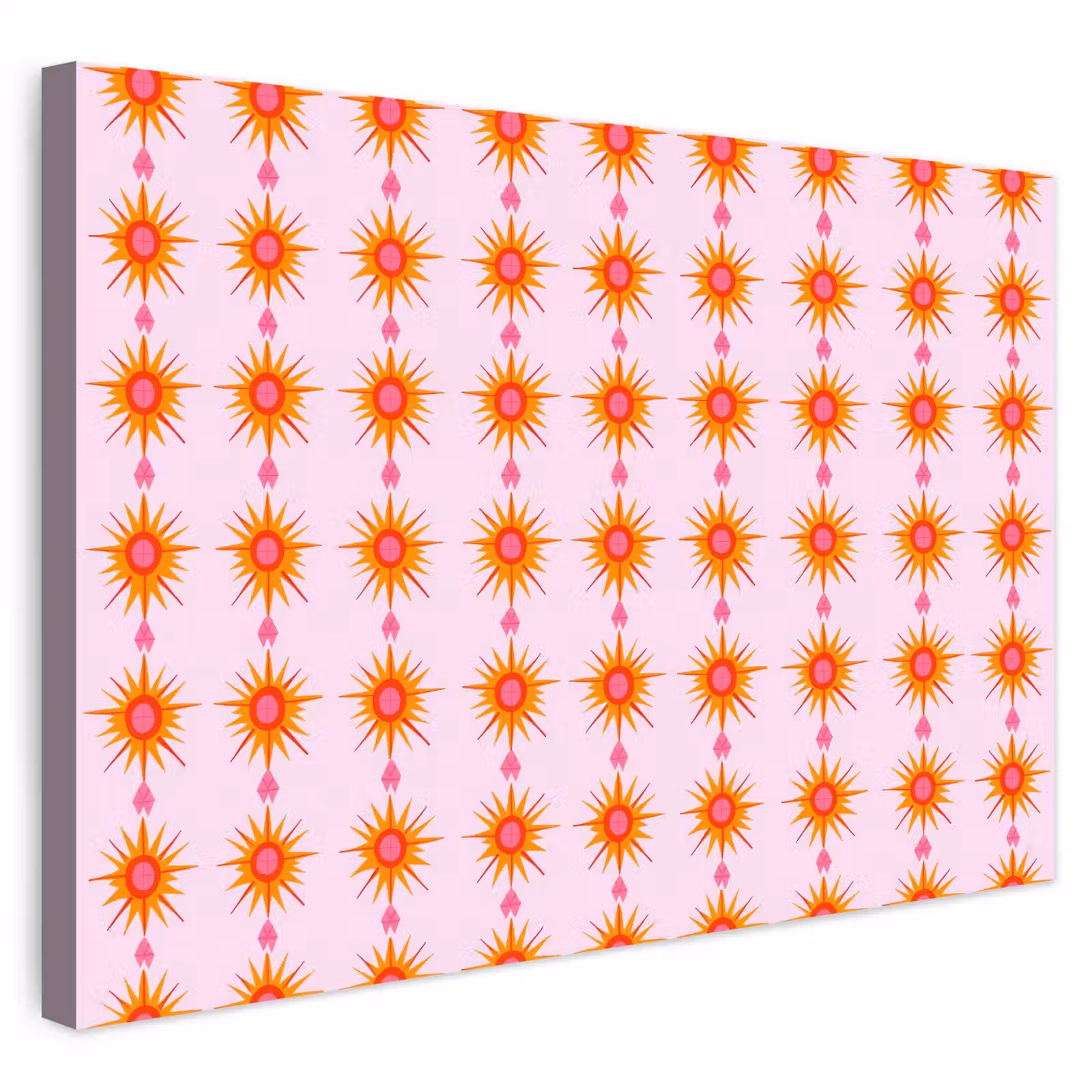 Buiten canvas - Zon - Motief - Roze — 1