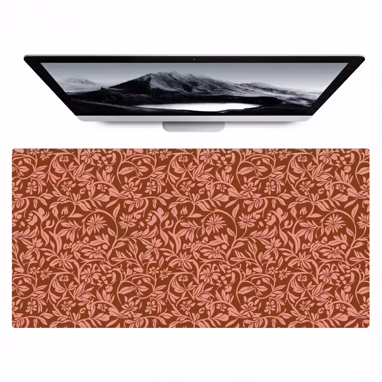 Bureau onderlegger - Bloemen - Print - Roze — 1