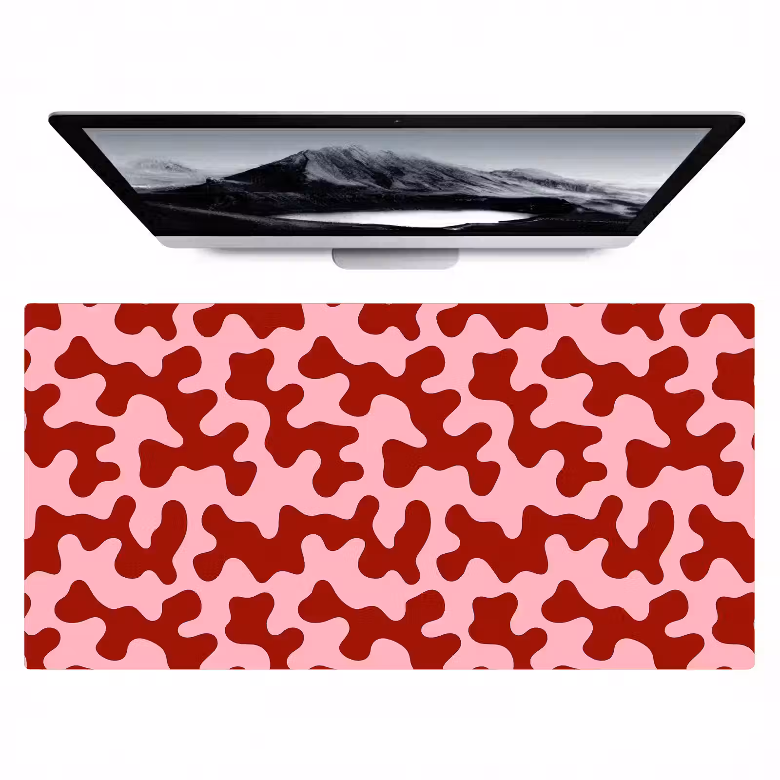 Bureau onderlegger - Modern - Abstract - Rood — 1