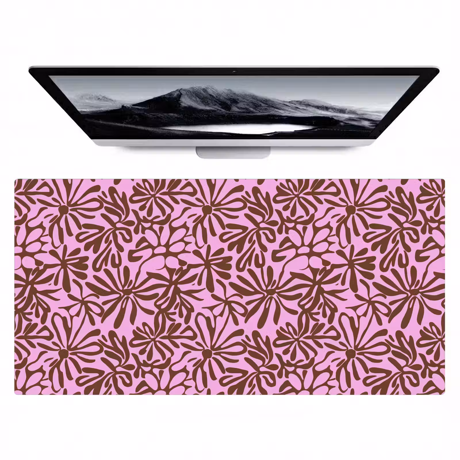 Bureau onderlegger - Organisch - Patroon - Roze — 1