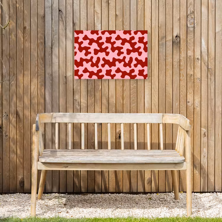 Buiten canvas - Modern - Abstract - Rood — 3