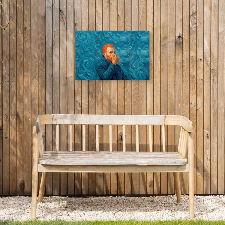 Buiten canvas - Portret - Klassiek - Blauw — 3