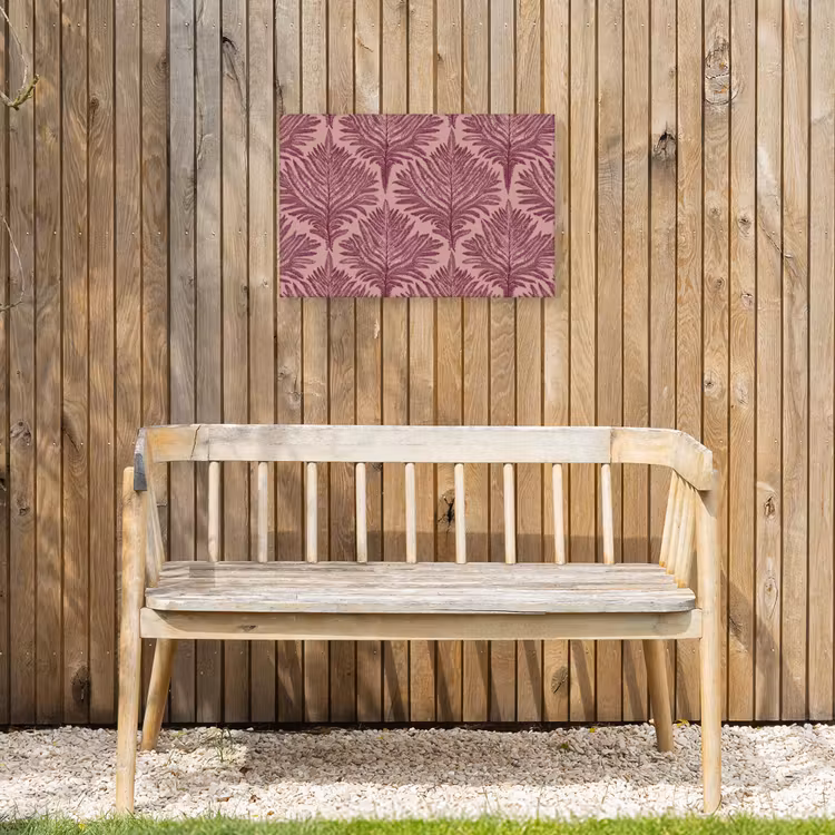 Buiten canvas - Varen - Patroon - Paars — 3
