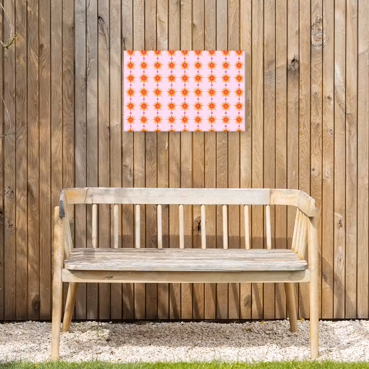 Buiten canvas - Zon - Motief - Roze — 3