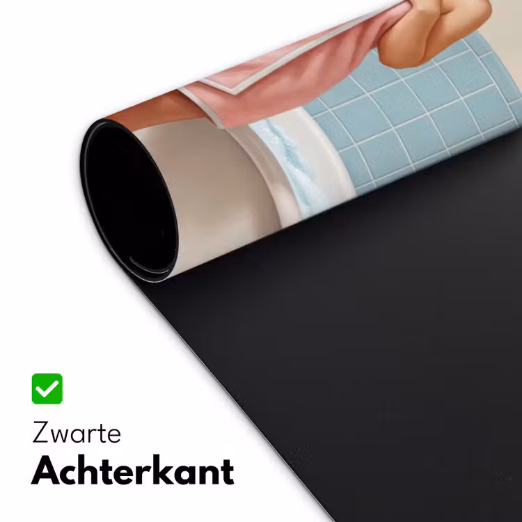 Bureau onderlegger - Badkamer - Vrouw - Roze — 5