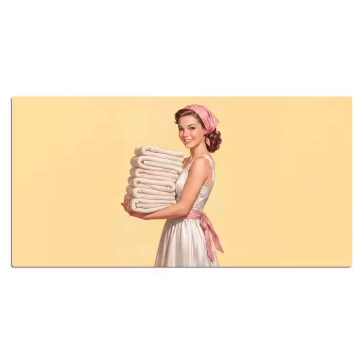 Bureau onderlegger - Handdoeken - Vrouw - Jurk - Roze — 2