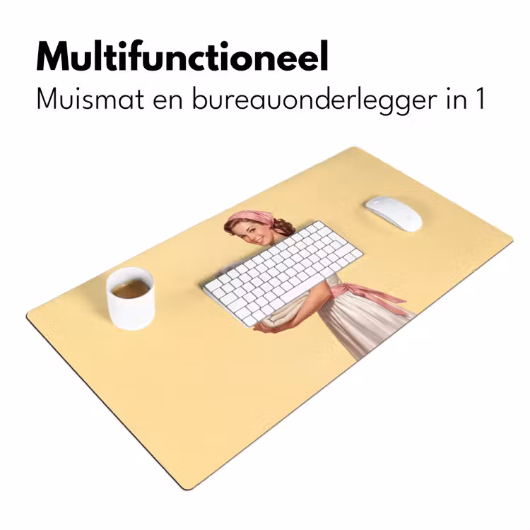 Bureau onderlegger - Handdoeken - Vrouw - Jurk - Roze — 7