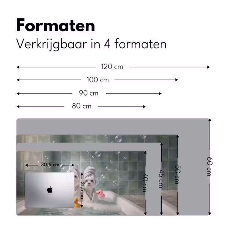 Bureau onderlegger - Hondjes - Badkuip - Badeendjes - Handdoeken — 8