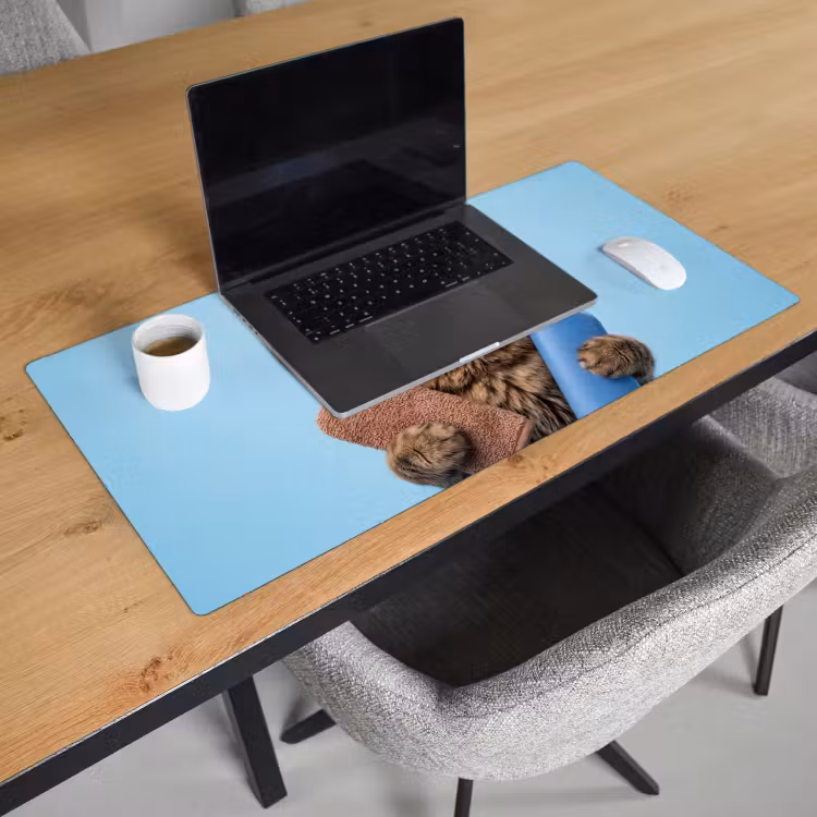 Bureau onderlegger - Kat - Handdoek - Washand - Zeep — 3