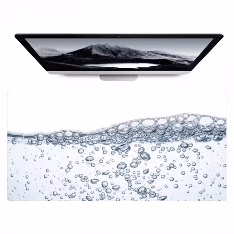 Bureau onderlegger - Luchtbellen - Water - Dynamisch — 1