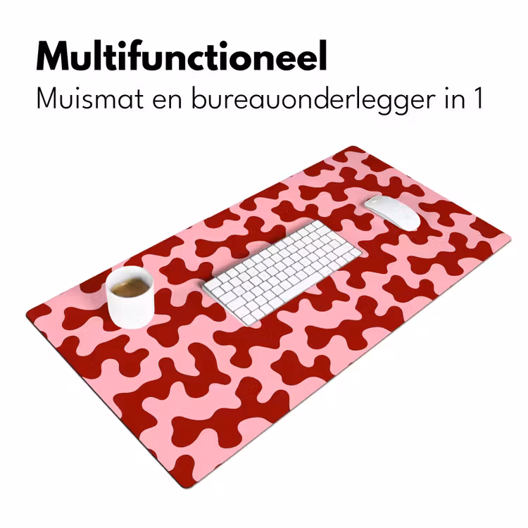 Bureau onderlegger - Modern - Abstract - Rood — 7