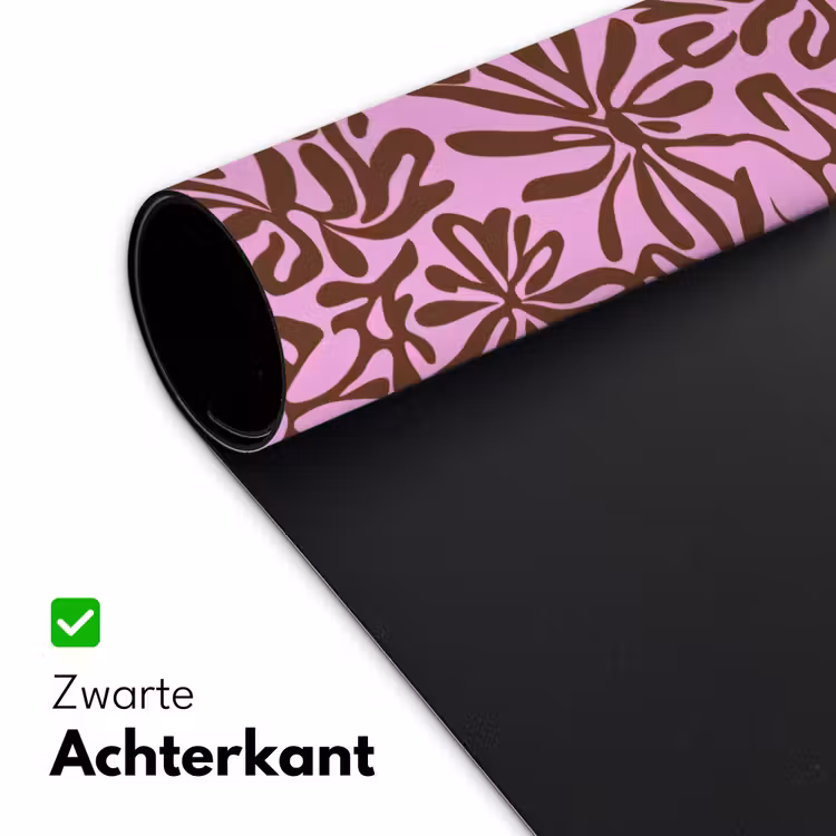 Bureau onderlegger - Organisch - Patroon - Roze — 5