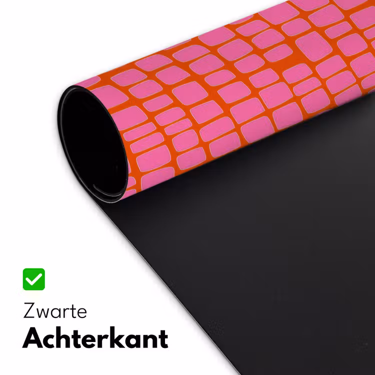Bureau onderlegger - Organisch - Raster - Roze — 5