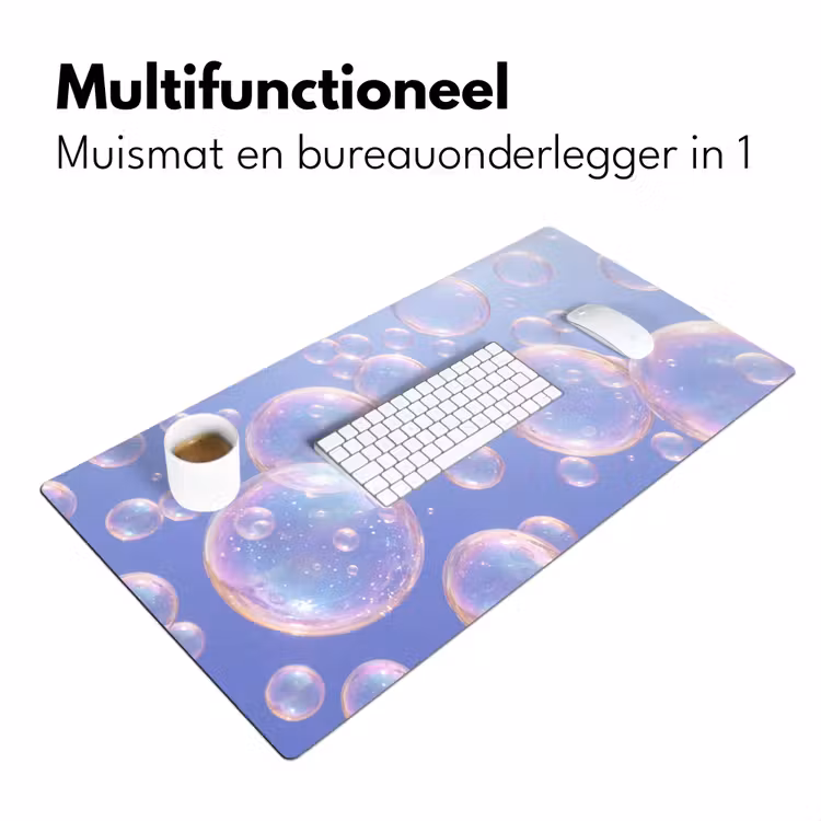 Bureau onderlegger - Pastel - Bubbels - Dromerig — 7
