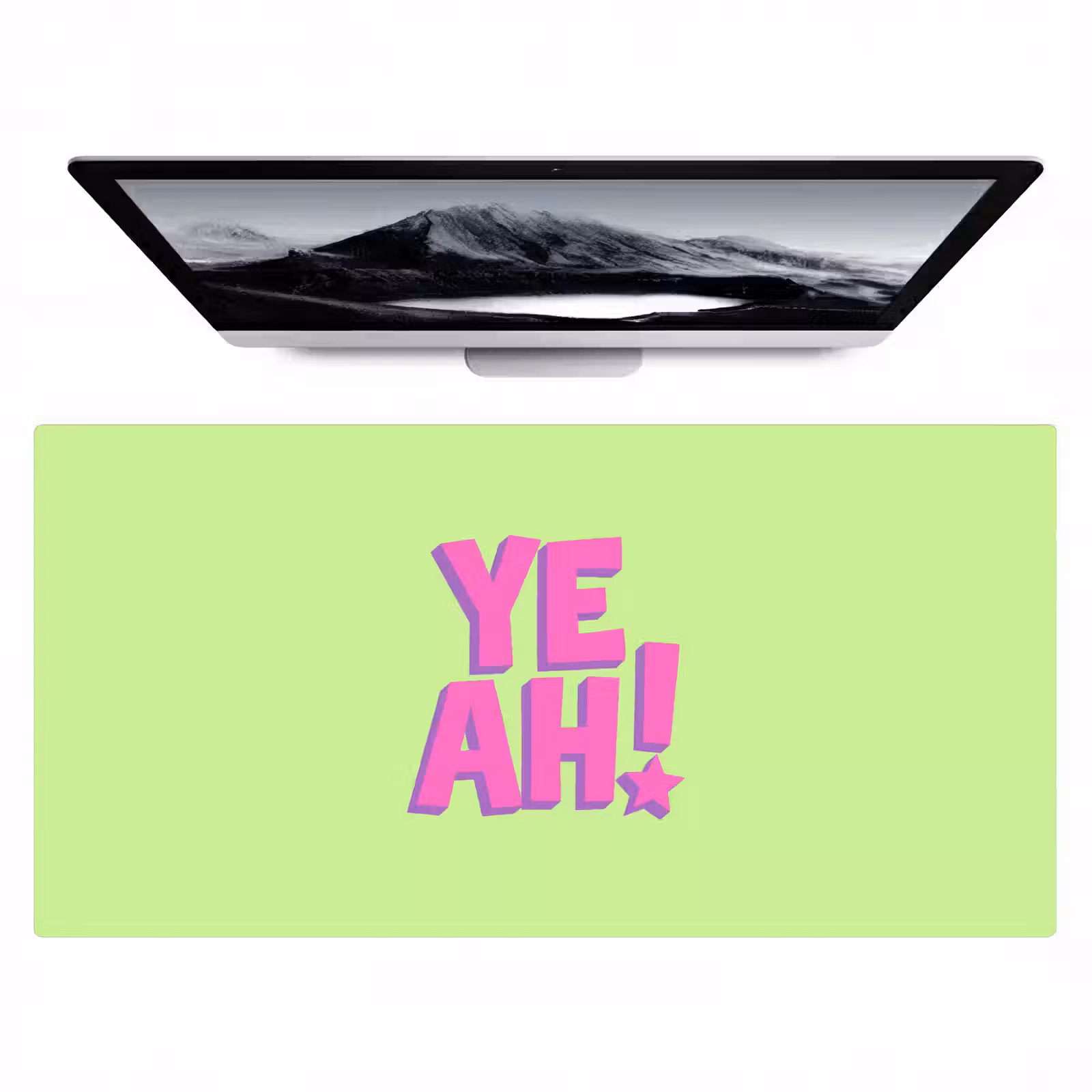 Bureau onderlegger - Groen - Neon - Quote — 1